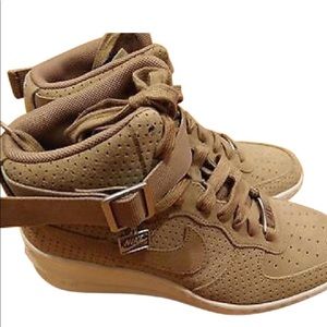 Nike Lunar Air Force 1 wedge sneakers size 7.5